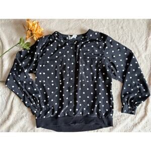 Vintage Alfred Dunner Polka Dot Blouse Size 8